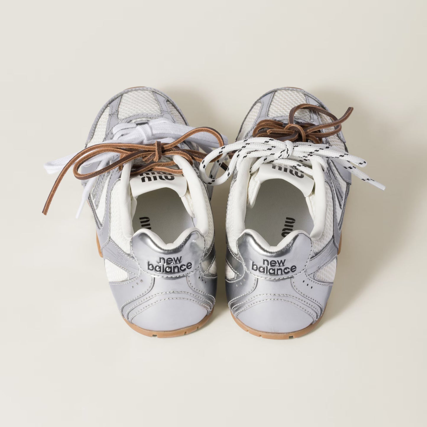 530 SL Runner – Leather and Mesh Metallic Edition