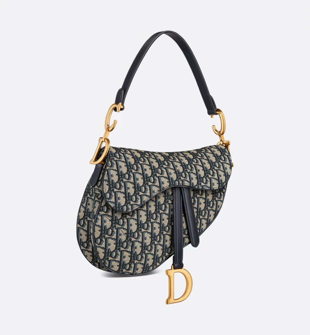 Saddle Bag With Strap - Blue Edition