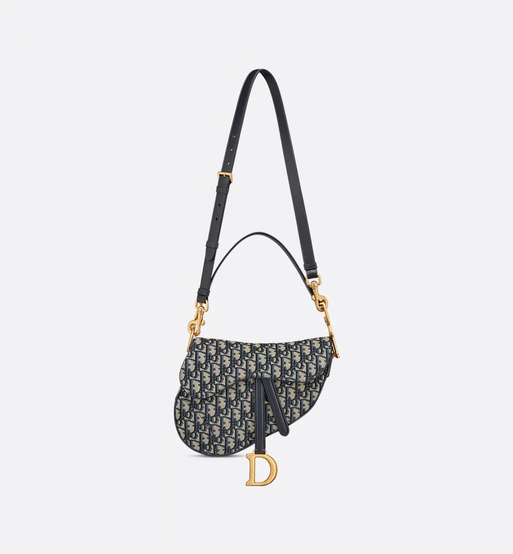 Saddle Bag With Strap - Blue Edition
