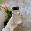 3D Cloud Love Heart Case for Samsung Galaxy Z Flip 3/4/5